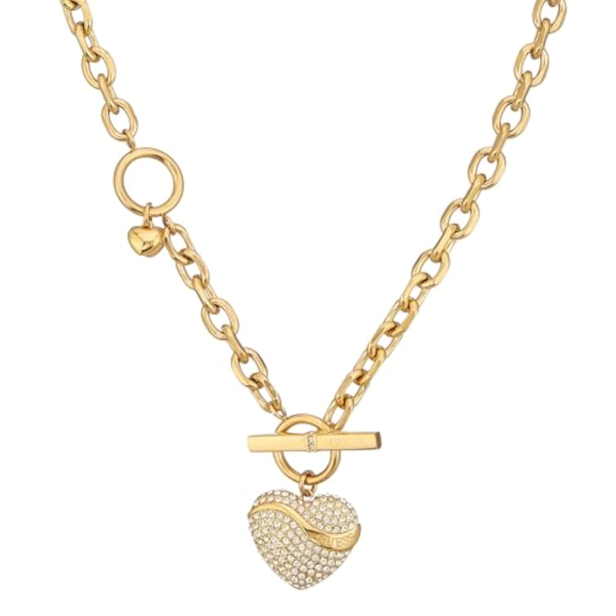 Women's Gold-Plated Stainless Steel Layer-Friendly Necklace